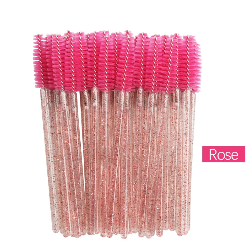 50 Pcs Disposable Make Up Brushes