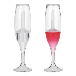 Wine Glass Shaped Lip Gloss Tubes