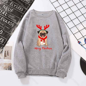 Funny Christmas Cat Friends Sweatshirt