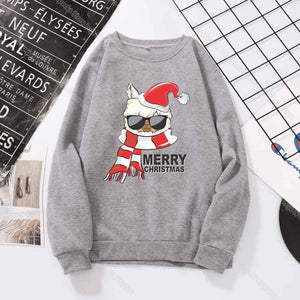 Funny Christmas Cat Friends Sweatshirt