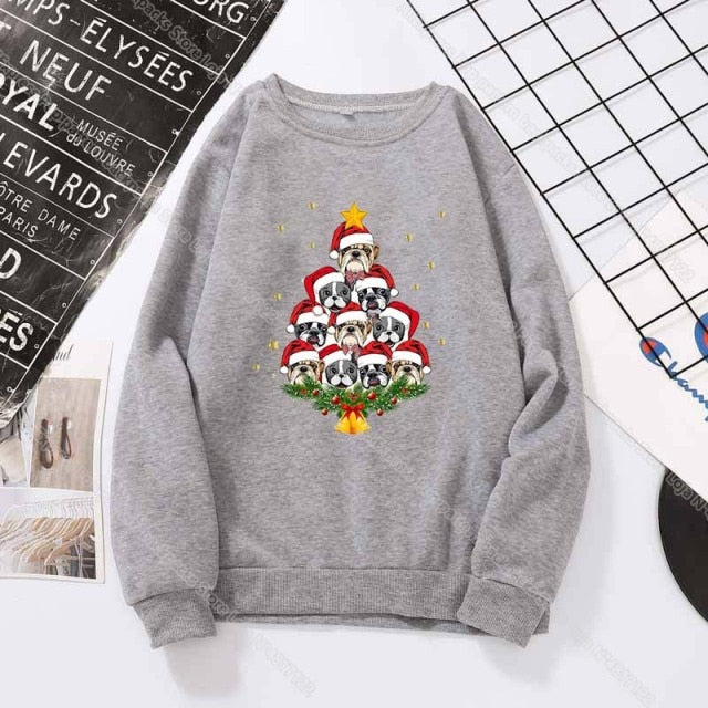 Funny Christmas Cat Friends Sweatshirt