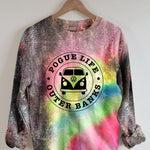 Tie Dye Baggy Sweat Shirts